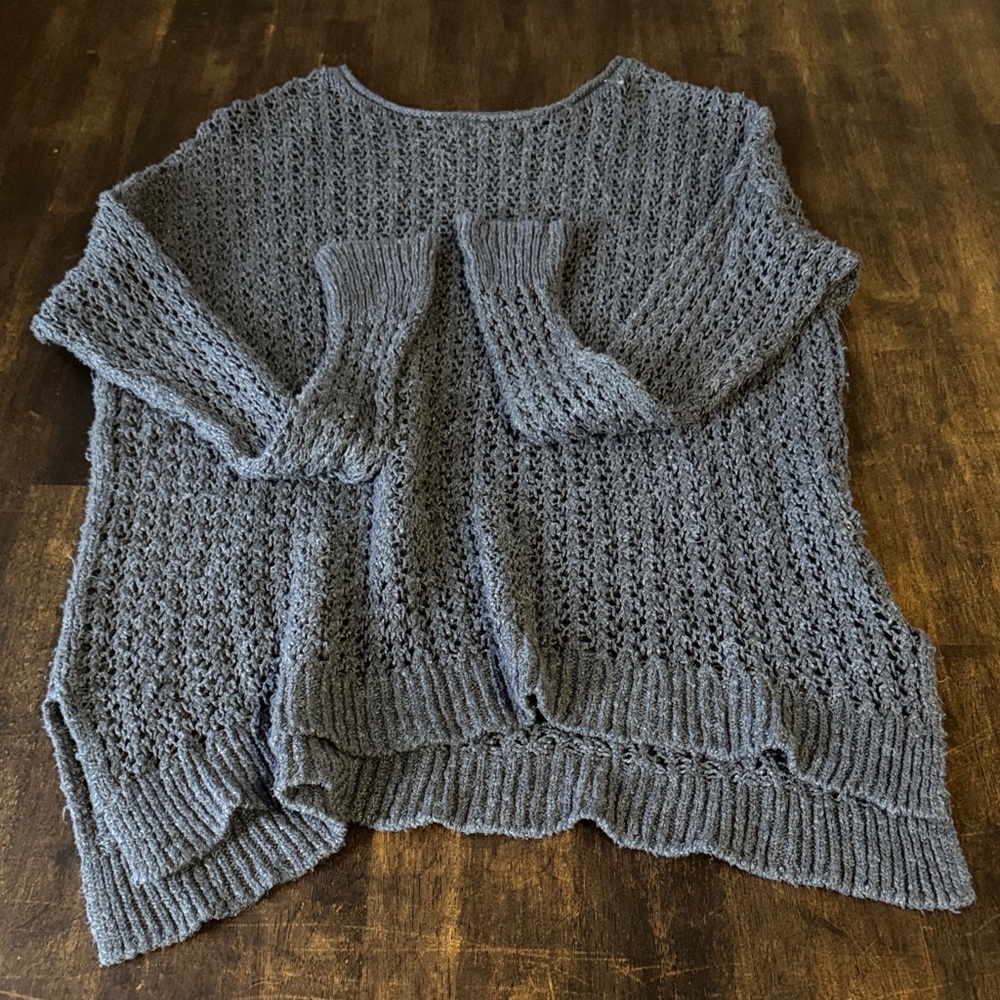 Hollister Charcoal Knit Sweater